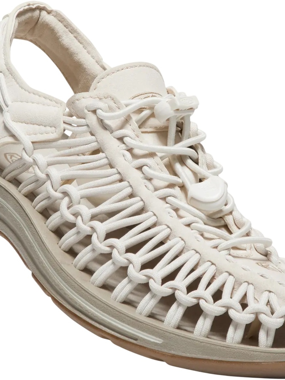 KEEN Uneek Sandals Women’s 8 White Cap Cornstalk Colour EUC Worn Twice - Picture 14 of 14